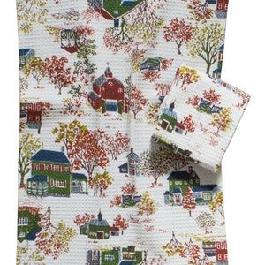 New Set of 2 Tea Towels by April Cornell NWT